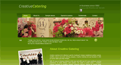 Desktop Screenshot of creativecatering.ie